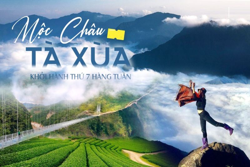 Tour Mộc Châu, Hà Nội – Mộc Châu – Tà Xùa – Hà Nội 4 Ngày 3 Đêm Xuân 2026