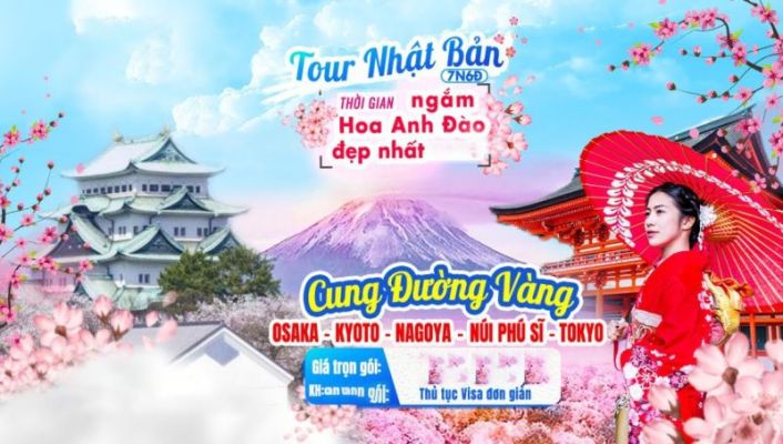 Tour Osaka Nhật Bản Tokyo – Mt Fuji – Nagoya – Kyoto – Kobe - Osaka Thời Gian: 6 Ngày 5 Đêm Bay: Vietjet Air